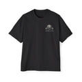 Iron Lion black heavyweight training tee with lion logo — relaxed-fit gym t-shirt