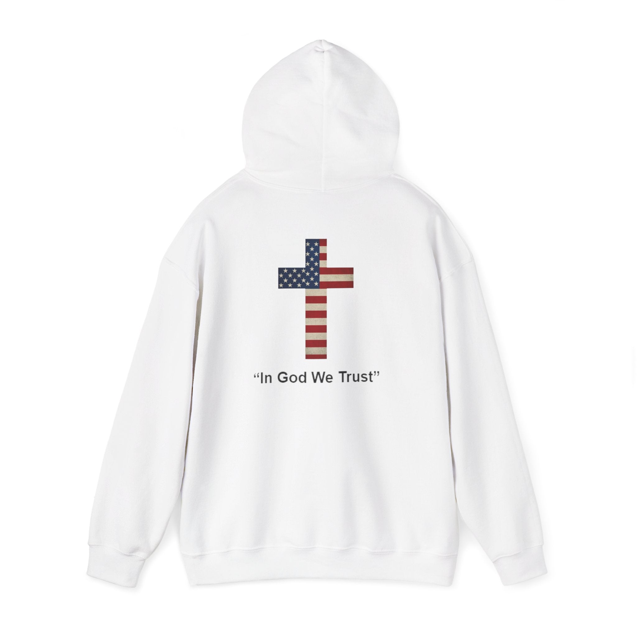 Iron Lion Limited Edition American Cross hoodie — Christian patriotic gym hoodie
