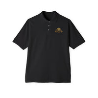Iron Lion Embroidered Polo — Men's Classic Golf/Work Shirt