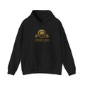 Iron Lion Rev 5:5 Lion of Judah hoodie in black with gold lion graphic