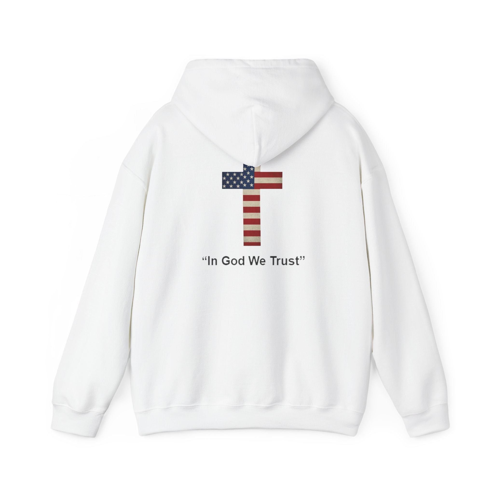 Iron Lion Limited Edition American Cross hoodie — Christian patriotic gym hoodie
